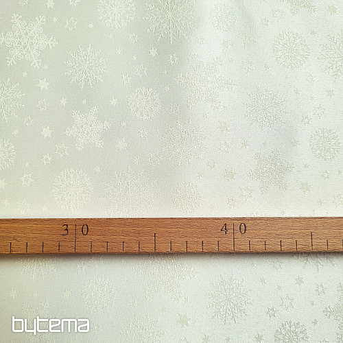 Tessuto decorativo semplice a scaglie, mix crema