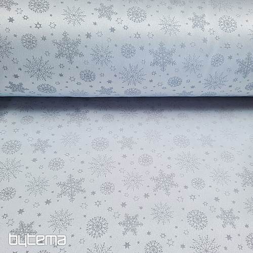 Tessuto decorativo a tinta unita, fiocchi misti grigi