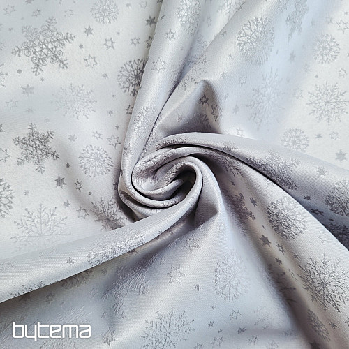 Tessuto decorativo a tinta unita, fiocchi misti grigi