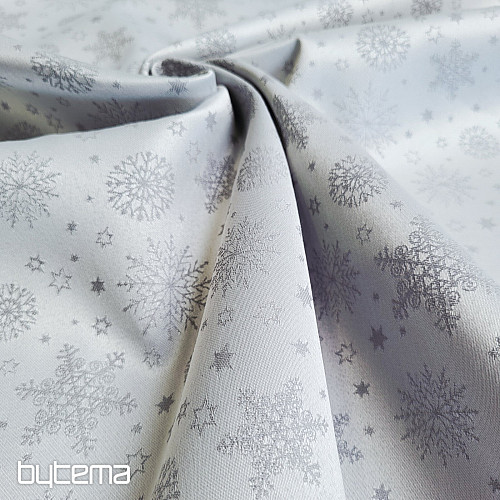 Tessuto decorativo a tinta unita, fiocchi misti grigi