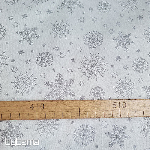 Tessuto decorativo a tinta unita, fiocchi misti grigi