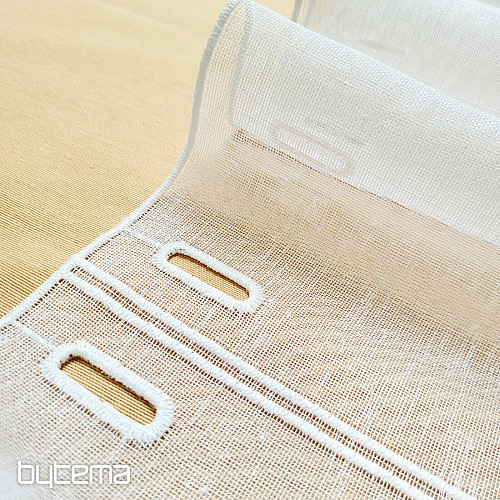 Tenda per vetrata artistica GERSTER 11883 bianca