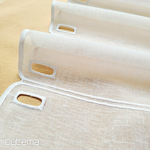 Tenda per vetrate artistiche GERSTER 11857 ruote bianche