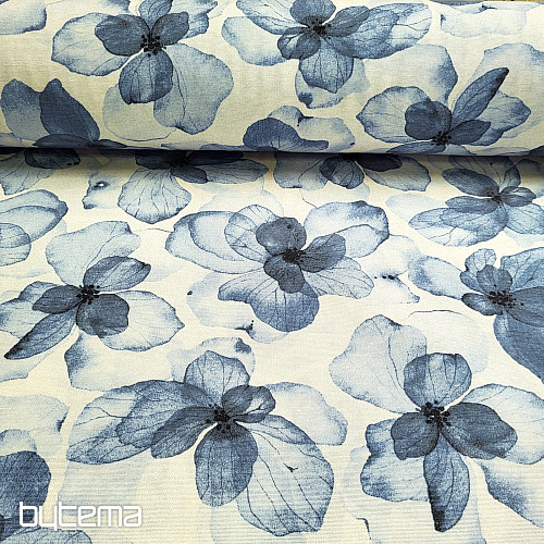 Tessuto decorativo TUTUKI FLOWER BEIGE
