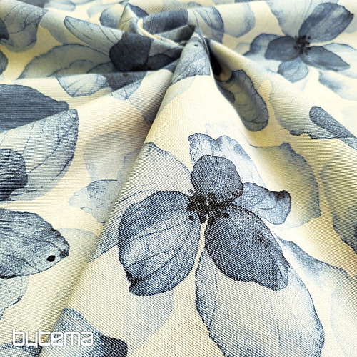 Tessuto decorativo TUTUKI FLOWER BEIGE