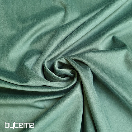 Tessuto decorativo di lusso monocromatico firmato GERSTER 77042/0500 VERDE