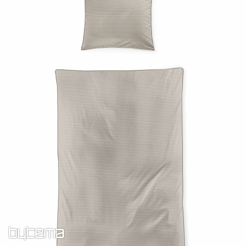 IRISETTE raso di cotone di lusso TOKIO 8607-80 beige grigio