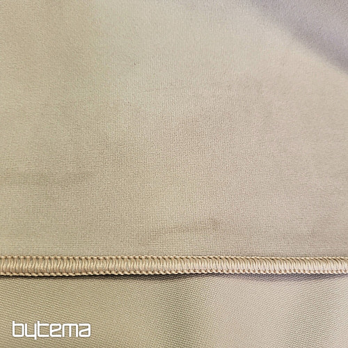 Lussuoso tessuto decorativo monocromatico di design GERSTER 77042/0023 beige chiaro