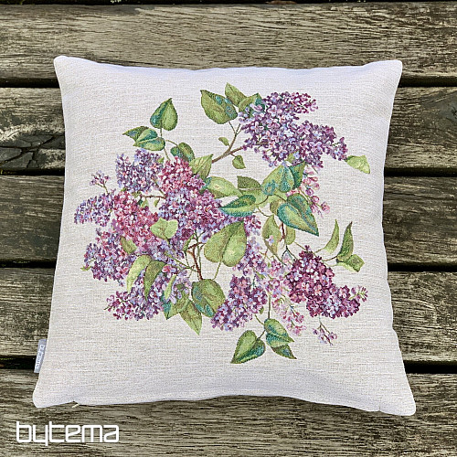 Federa in arazzo color lilla al centro