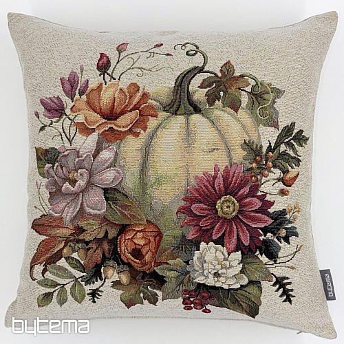 Federa in arazzo color bianco zucca