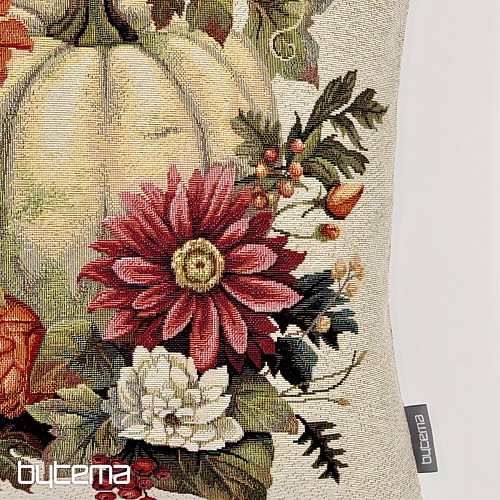 Federa in arazzo color bianco zucca
