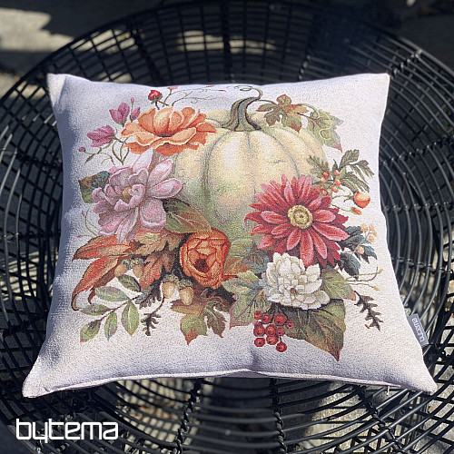 Federa in arazzo color bianco zucca