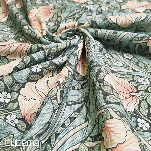 Tessuto decorativo FIORI DORATI