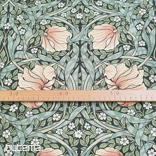 Tessuto decorativo FIORI DORATI