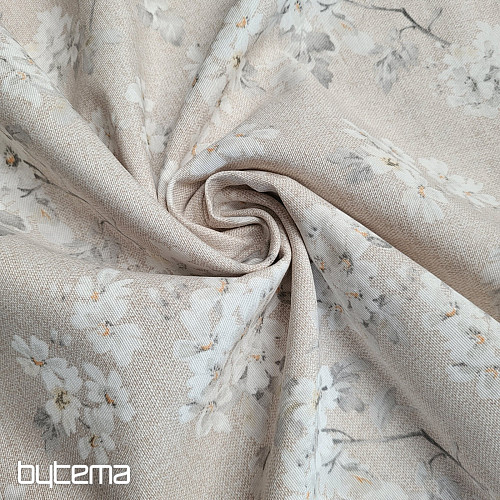 Tessuto decorativo grigio mandorla