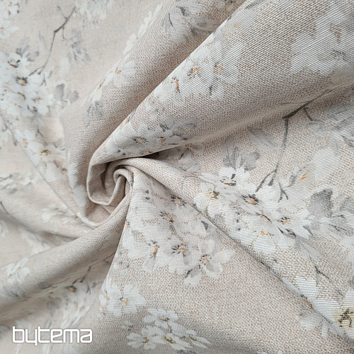 Tessuto decorativo grigio mandorla