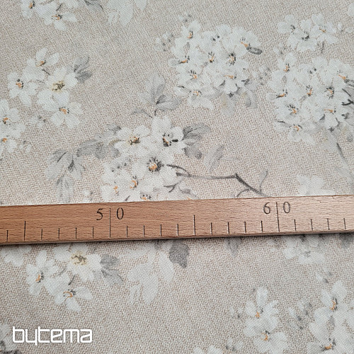 Tessuto decorativo grigio mandorla