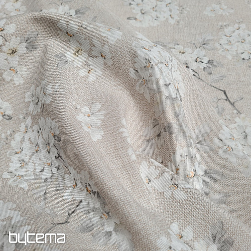 Tessuto decorativo grigio mandorla