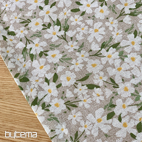 Tovaglia e sciarpa FIORI BIANCHI