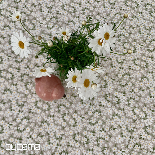 Tovaglia e sciarpa FIORI BIANCHI