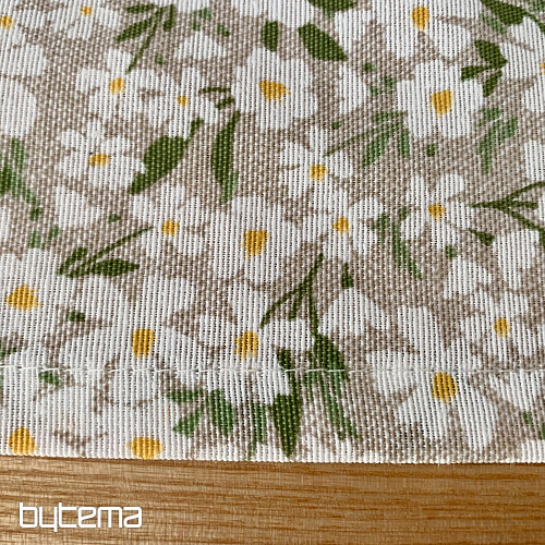 Tovaglia e sciarpa FIORI BIANCHI