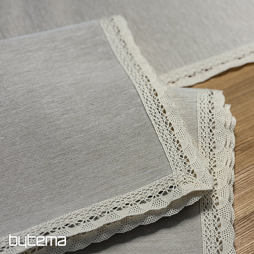 Tovaglia e sciarpa in arazzo NATUR WITH LACE