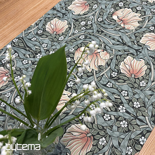 Tovaglia e sciarpa FIORI DORATI