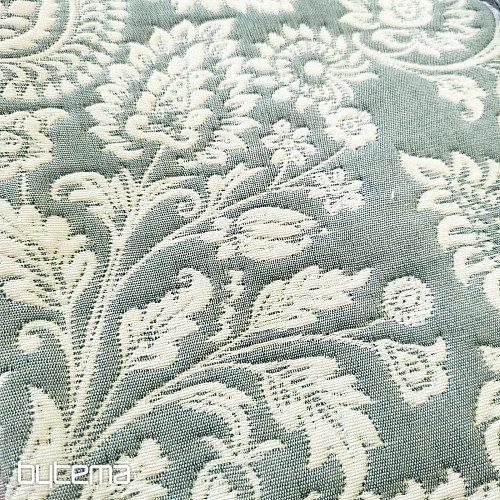 Tessuto decorativo COSTA FLOR GRIGIO VERDE