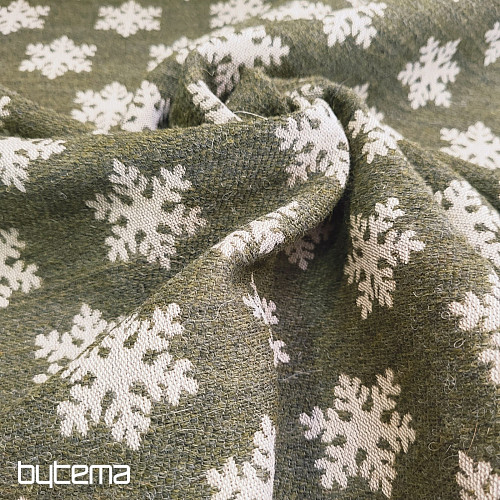 Tessuto decorativo di lusso FLAKES BROWN