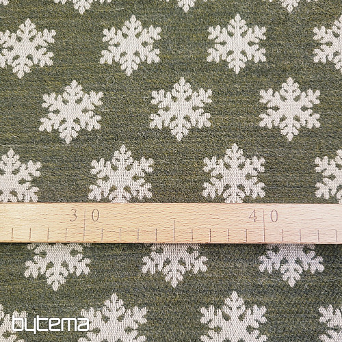 Tessuto decorativo di lusso FLAKES BROWN