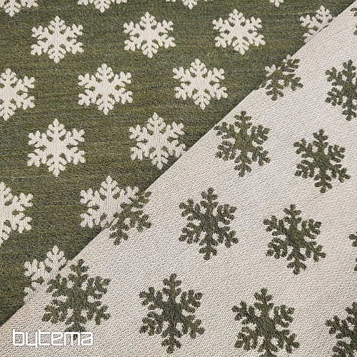 Tessuto decorativo di lusso FLAKES BROWN