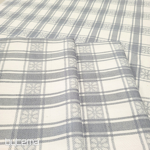 Asciugamani in cotone egiziano, scatola con fiore, grigio chiaro
