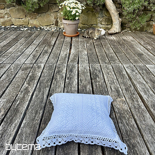 Copertura decorativa in pizzo FIORI piccoli bianchi
