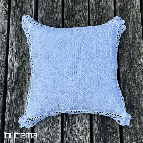 Copertura decorativa in pizzo FIORI piccoli bianchi