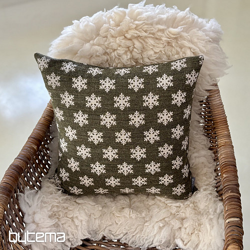 Rivestimento decorativo di lusso con fiocchi marrone-verde A