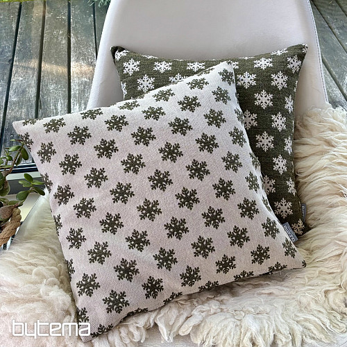 Rivestimento decorativo di lusso con fiocchi marrone-verde B
