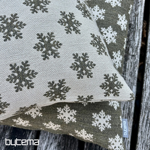 Rivestimento decorativo di lusso con fiocchi marrone-verde B