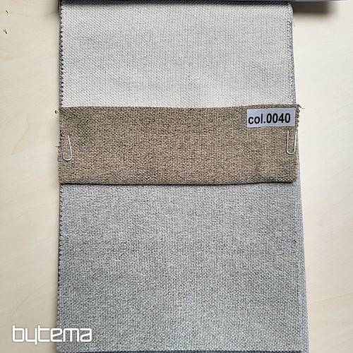 Tessuto decorativo di design a tinta unita DIM OUT GERSTER 77045/0040 BEIGE SCURO