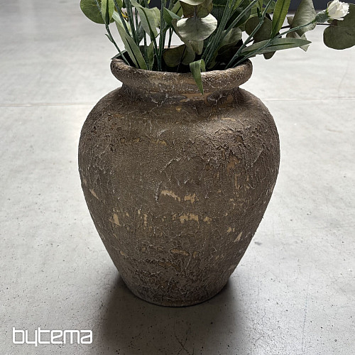 Vaso in ceramica TAVIR 24x30 color oro rustico