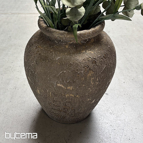 Vaso in ceramica TAVIR 24x30 color oro rustico