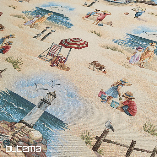 Tessuto per arazzo BAMBINI SULLA SPIAGGIA