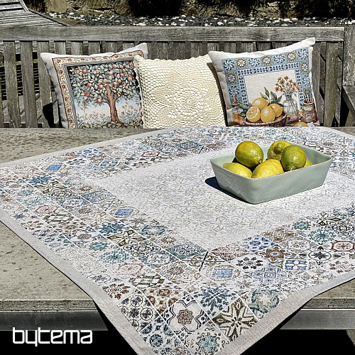 Tovaglia e sciarpa in arazzo MOSAICO VINTAGE