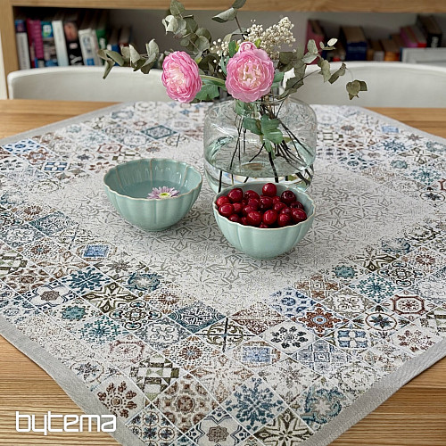 Tovaglia e sciarpa in arazzo MOSAICO VINTAGE