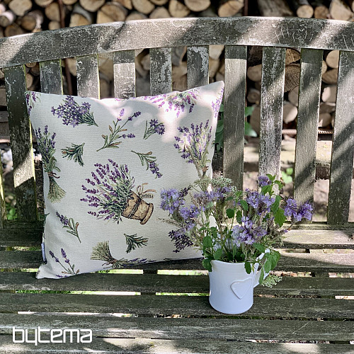 Fodera per cuscino arazzo FIORE DI LAVANDA