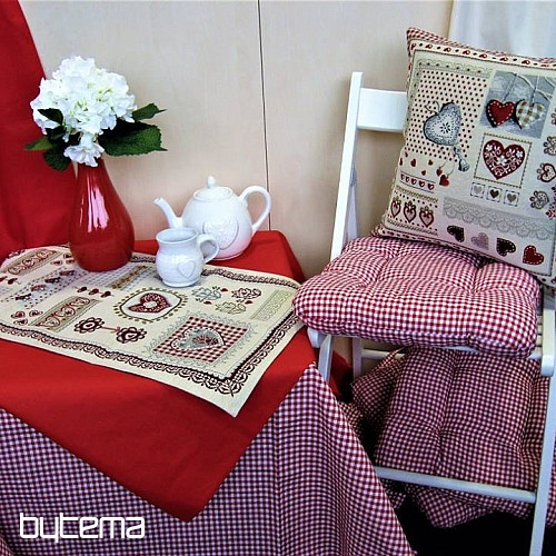 Tessuto decorativo IBIZA rosso
