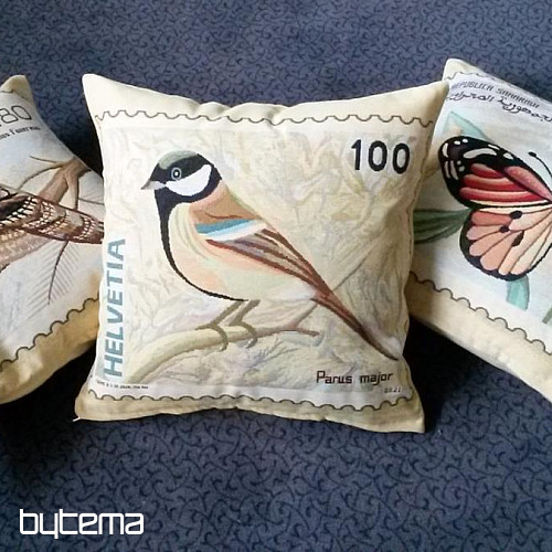 Fodera per cuscino decorativo POST STAMP BUTTERFLY