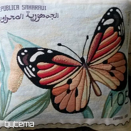 Fodera per cuscino decorativo POST STAMP BUTTERFLY