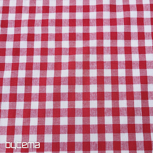 Tessuto decorativo KANAFAS rosso 1x1 cm