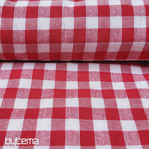 Tessuto decorativo KANAFAS rosso 1x1 cm