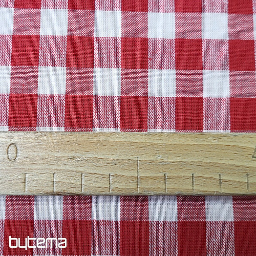 Tessuto decorativo KANAFAS rosso 1x1 cm